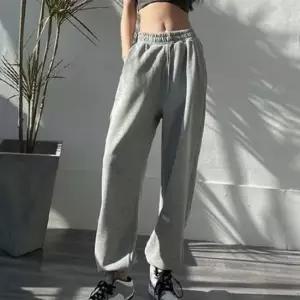 MFNC MFNC040095 루즈핏 발목 스트링 밴딩 조거 팬츠