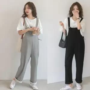 캐주얼 임산부 멜빵바지 팬츠 임부복바지 카고