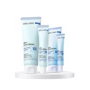 [8월/속수분크림] 웰라쥬 리얼 히알루로닉 수딩 크림 80ml 기획(+20ml)