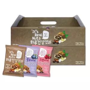 리얼넛츠 리얼넛츠하루건강견과 요거트 혼합 2박스(총 60봉)