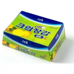 위생장갑 비닐장갑 크린 일회용비닐장갑 400매 요리용 일회용품