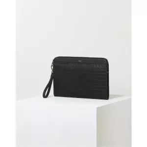 닥스 [26SS [클러치[GRID Ⅱ[그리드 Ⅱ 블랙 그리드패턴 소가죽 DBBA6E269BK 519300