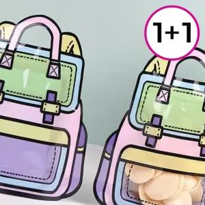 답례품지퍼백 답례품 입학 졸업 크리스마스 할로윈 포장지 스탠드 지퍼팩 학원 1+1