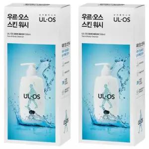 우르오스 스킨워시 데일리 모이스춰 500ml 2개