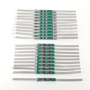 10PCS 1S 3.7V 3A 리튬 이온 BMS PCM 배터리 보호 보드 pcm 18650 용 벨트 포함