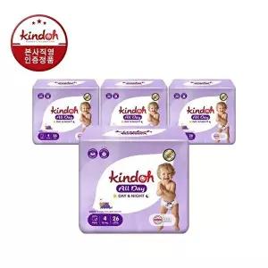 [킨도]킨도 프리미엄 뉴올데이 팬티형 기저귀 4-6단계 4팩 x 2박스