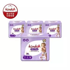 [킨도] 프리미엄 뉴올데이 팬티형 기저귀 4-6단계 4팩 x 2박스