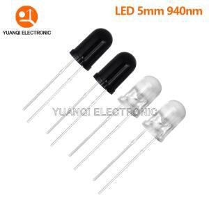 LED 적외선 이미터 및 IR 리시버 다이오드 아두이노용 3mm 940nm 10개