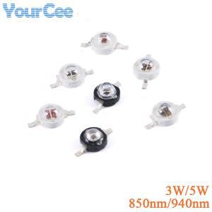보안 블랙 LED 2Pcs 3W 5W 850nm 940nm  전력 적외선 이미 터 CCTV 카메라 IR 다이오드