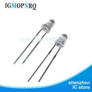 50 개/몫 LED 3mm 940nm 적외선 발광 라운드 튜브 빛 다이오드  도매