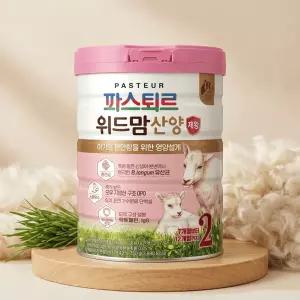 파스퇴르 위드맘 산양 제왕 분유 2단계 750g 2개