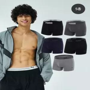 푸마 언더웨어 5일팬티 남성 드로즈 5종세트 택일 95~115까지 857803