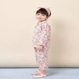 토끼 빙키 파자마 2PCS 상하 세트 - 라이트 핑크 (BI5X41U06Y)