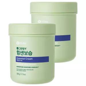 그린핑거 힘센보습 데일리 보습 순한 대용량 영유아 에센셜 크림 오렌지그린티향 500g 2개