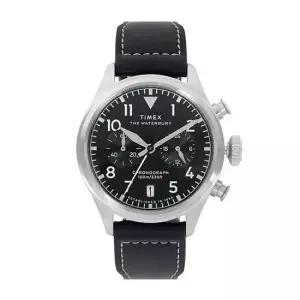 타이맥스 25FW 블랙 워터베리 에이스 크로노그래프 41mm 손목 시계 TW2Y19000