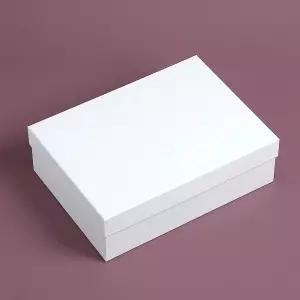스페셜 모던 선물상자 33.5X23.5CM 화이트 고급 재료 답례품 리본