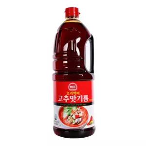 그로서리 수입 매콤하고 진한 고추맛기름 1.8L 수입식품 수입식재료