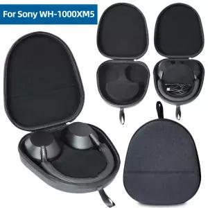 호환  WH-1000XM5 헤드폰 블루투스 헤드셋 보관 가방 커버 용 하드 EVA 운반 케이스 안티 스크래치 여행용
