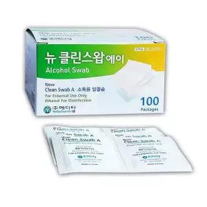 뉴 클린 알콜스왑 100매 (개별포장)