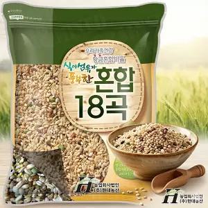 현대농산 균형 혼합 18곡 4kg (2kgX2봉) 잡곡