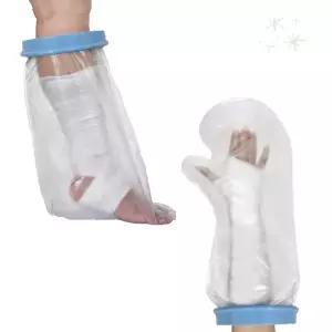 부상 환자 깁스 보호 방수 샤워 커버 팔 다리 목욕 위생 용품 병원 가정 치료