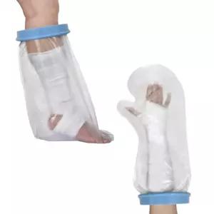 혜명잡화마트 깁스 방수 샤워 커버 방수포 방 깁스샤워커버 다리골절샤워 통깁스샤워 팔깁스방수커버 방수
