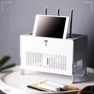 셋탑박스 선정리 와이파이 트레이 멀티탭 정리함
