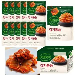 10봉 150g x 김치볶음 CJ 비비고 볶음김치 직화볶음솥