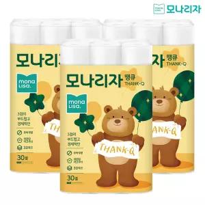 모나리자 땡큐 30m*30롤 3팩 프리미엄 휴지