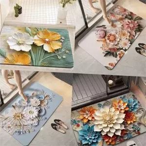 규조토 발 매트 인테리어 논슬립 욕실 3d 규조토 발 매트 주방 침실 바닥 거실