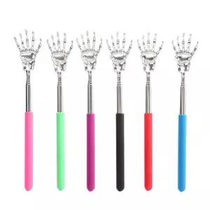 색상랜덤 5개 CNS 등긁개 할아버지선물 신축가능 효자손 답례품 등마사지