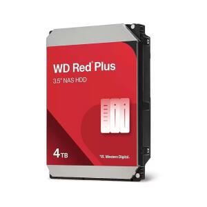 웨스턴 디지털 4TB WD 레드 플러스 NAS 내장 하드 드라이브 HDD - 5400RPM, SATA 6Gb/s, CMR, 128MB 캐시, 3.5인치 WD40EFZZ