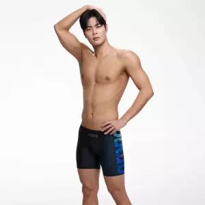 [아레나수영복] 리플 워터 남성 3부 A6BM1PM66BLK