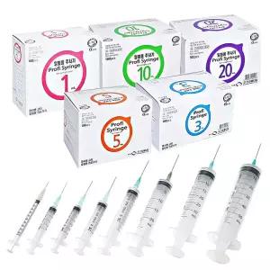 신창 일회용 멸균주사기 3cc 24g 3/4인치 100개입
