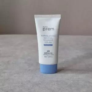 메이크프렘 유브이 디펜스 미 카밍 선크림 50ml(SPF50+) 블루 x2SET(LC)