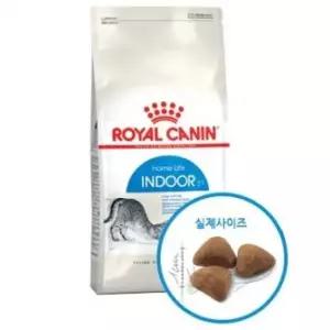 고양이사료 로얄캐닌 고양이 건식사료 인도어 2kg 반려묘 실내사료 끼니 급여용