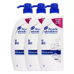 [셀러허브]헤드앤숄더 딥클린 샴푸 850ml x3 (S12475236)