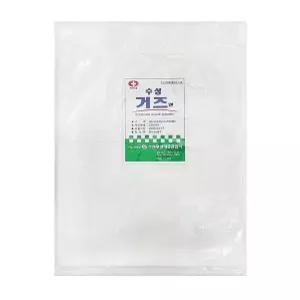 빠른 배송 피부 미용거즈 고무팩 100매 순면 팩거즈 의약외품 허가 팩도구 드레싱용 서치D3