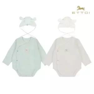[롯데백화점]에뜨와 미우배내수트&모자SET 07T717903/임신,출산,신생아,조카선물,배내저고리,양띠