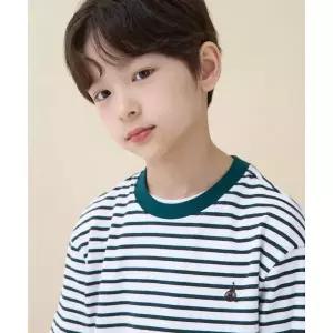 빈폴 키즈 빈폴 BEANPOLE KIDS 멀티 스트라이프 반소매 티셔츠 그린 (BI6342U10M)