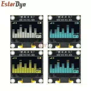 0.96인치 OLED 디스플레이 모듈 I2C IIC 직렬 화이트 스크린 128x64 SSD1306 드라이버 보드 32 STM32와