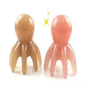 미니 문어괄사 지압 마사지기 머리 두피 탈모 바디 승모근 림프순환