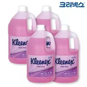 [제이큐]솝 4개 x 4L 폼 로즈라일락향 핸드워시