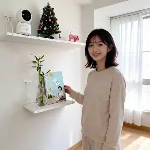 [하프클럽/알티피아]벽선반 거치대 벽부착 수납 선반 벽걸이 주방 거실 침실 정리 벽면 인테리어