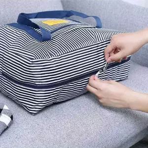 여행용 보스턴백 캐리어 보조가방 (네이비)