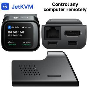 JetKVM IP-KVM 오픈 소스 Hdml USB 원격 관리 데스크탑 제어 장치는 Mac/Windows/Linux 등 TF/POE 버전을