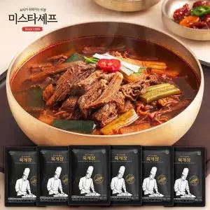 [NS홈쇼핑][미스타셰프] 육개장 600g x 6팩[36130672]