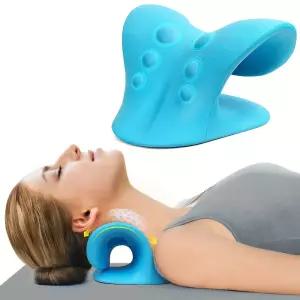 경추베개 목마사지기 C커브 스트레칭 베개 목 어깨 거