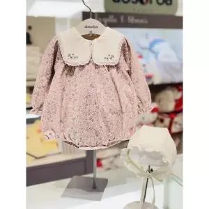 [압소바](마산점)(압소바 26년FW 말띠임신출산축하선물)코제트 우주복+모자세트(AB2652OR23)핑크