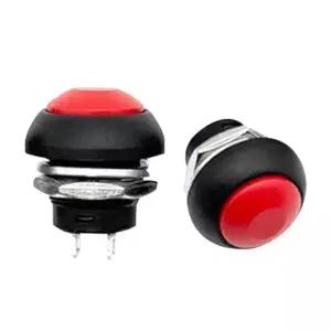 원형 푸쉬 스위치 ON 누름 버튼 리턴 레드 12mm 벨톤 SPS011